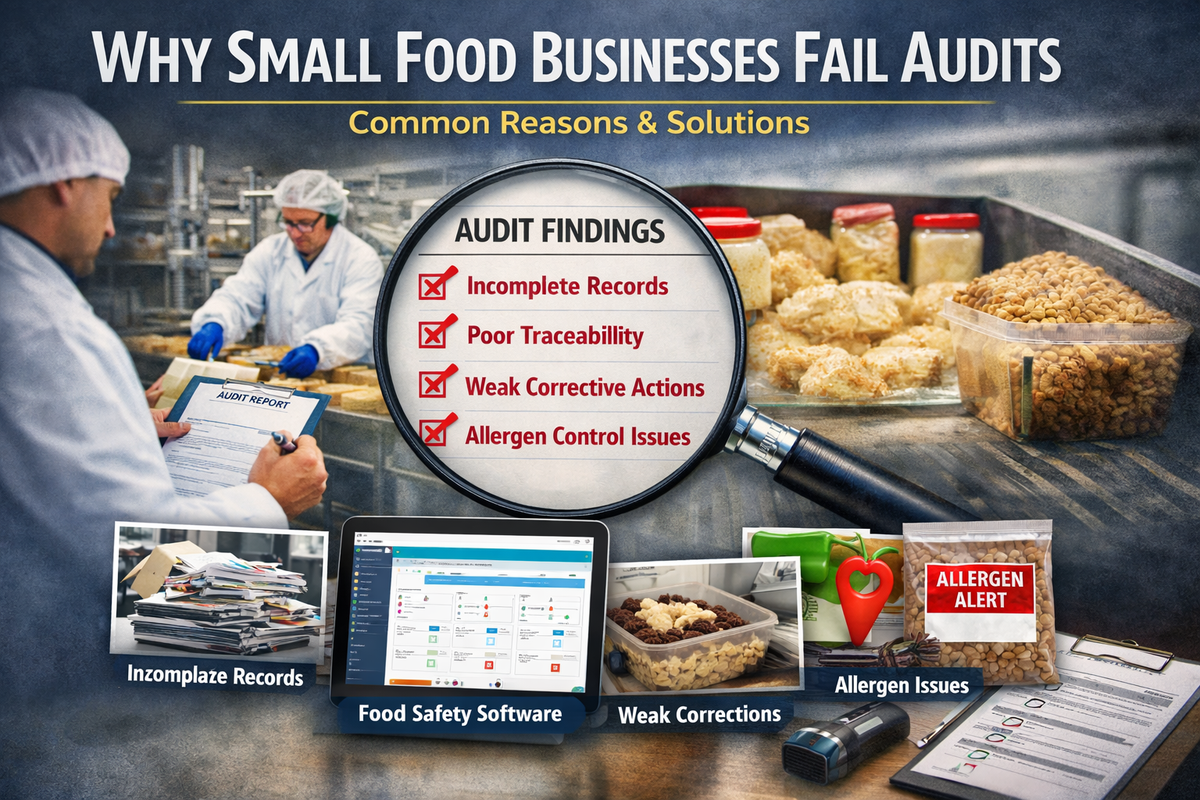 Why Small Food Businesses Fail Audits (And How to Stop It)